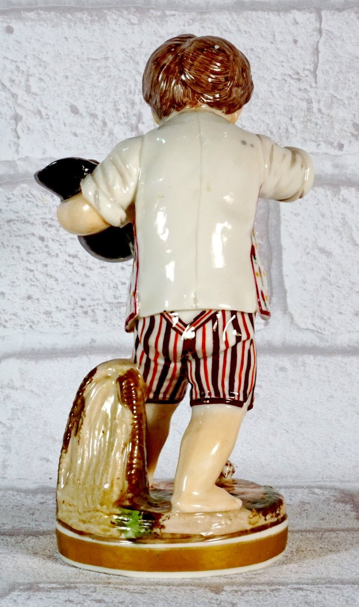 STATUETTE en porcelaine de la Manufacture de  NIDERVILLER - Ep. FIN XVIIIe / DEBUT XIXe-photo-3
