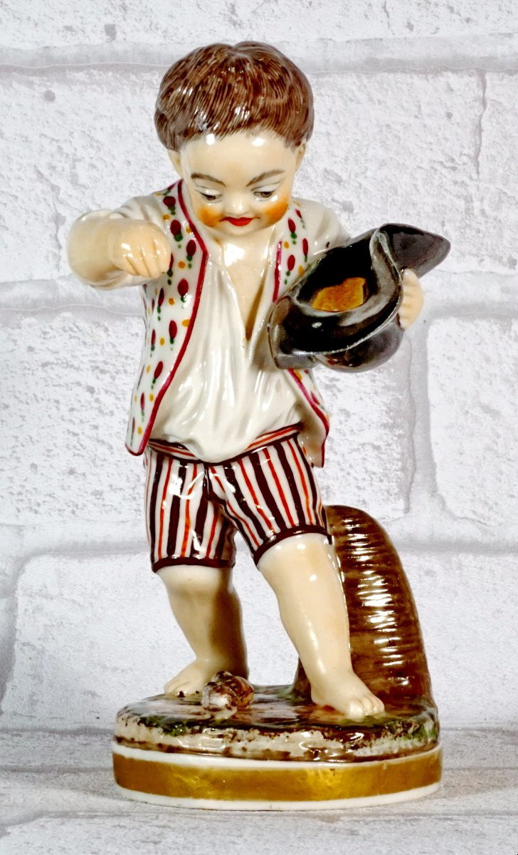 STATUETTE en porcelaine de la Manufacture de  NIDERVILLER - Ep. FIN XVIIIe / DEBUT XIXe-photo-4