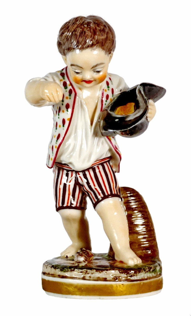 STATUETTE en porcelaine de la Manufacture de  NIDERVILLER - Ep. FIN XVIIIe / DEBUT XIXe