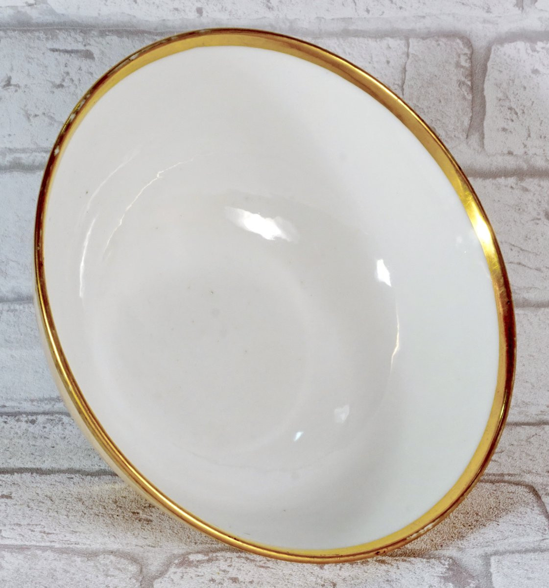 Large Paris Porcelain Bowl / Jatte - Halley Workshop - Empire Period-photo-2