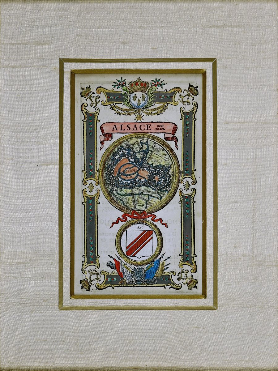 ALSACE - RARE PLAN de STRASBOURG - Gravure - Ep. XVIIIe-photo-4