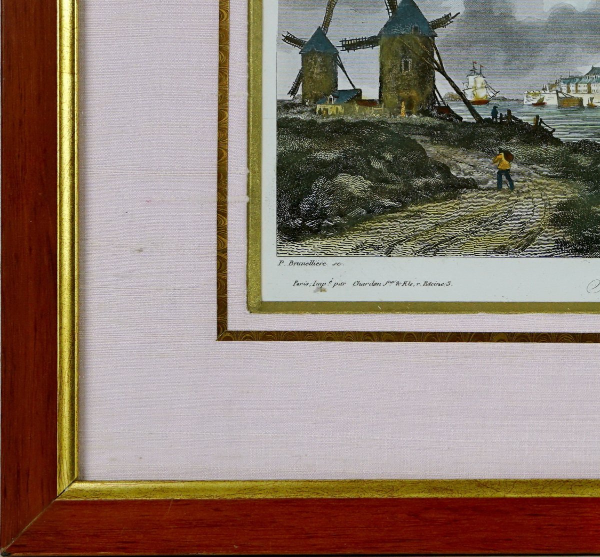 Gravure de la ville de "SAINT MALO" - Ep. 1ere MOITIE XIXe (1837)-photo-2