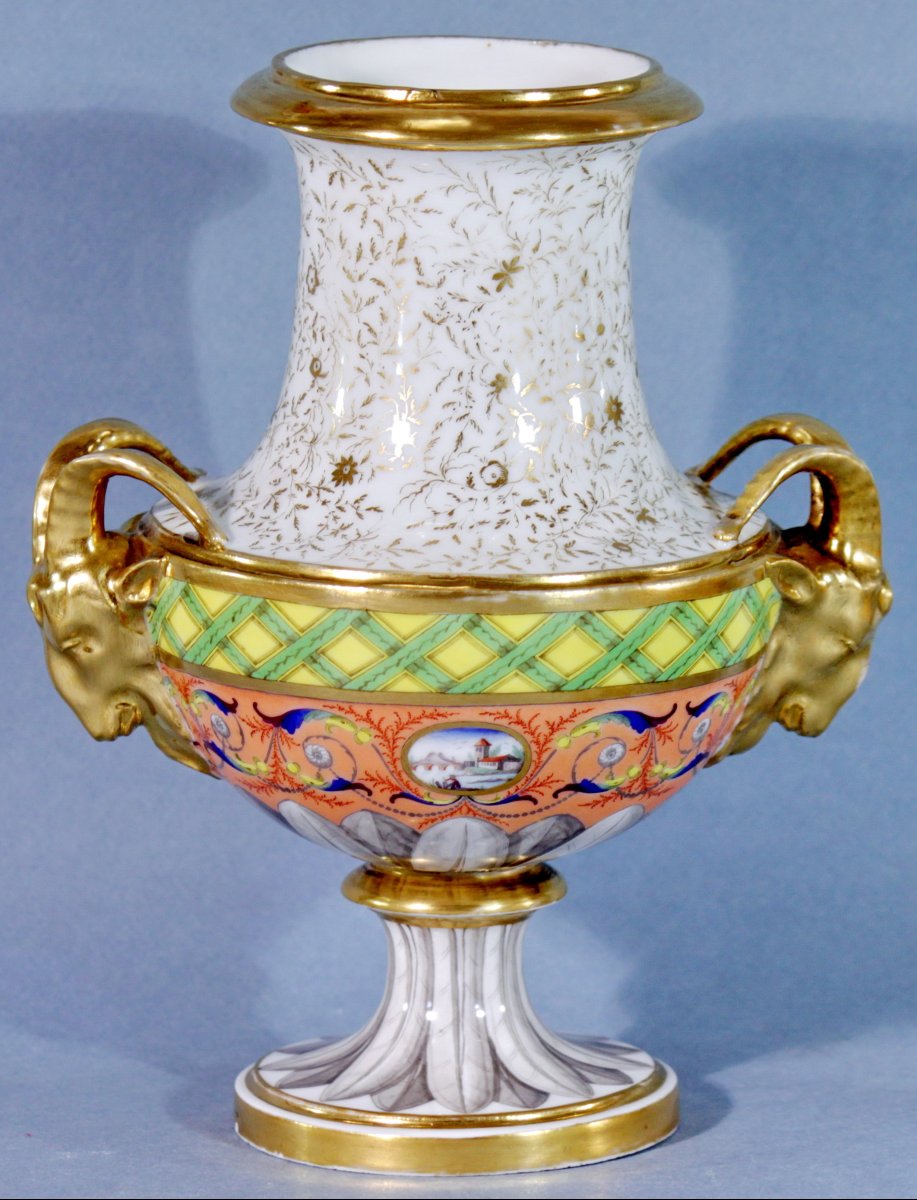 Pair Of Vases - France - Manufacture Indéterminée - Attributed To Paris - 18th C.-photo-3