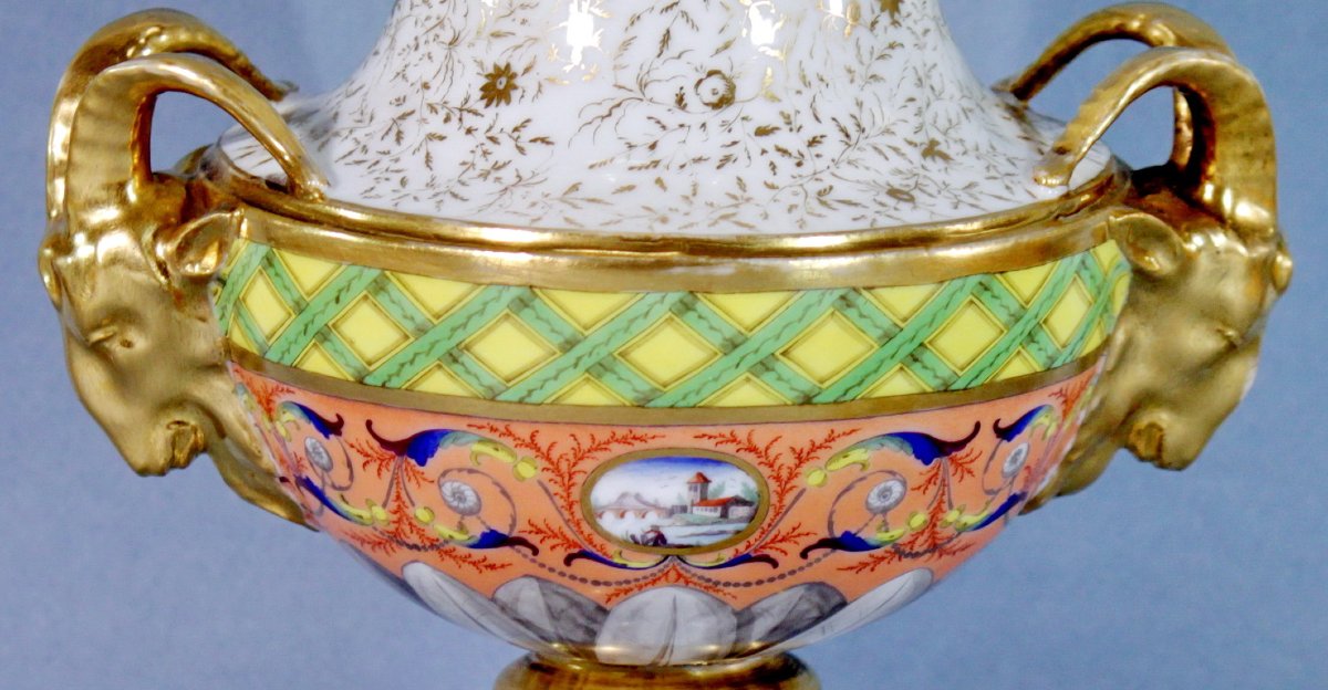 Pair Of Vases - France - Manufacture Indéterminée - Attributed To Paris - 18th C.-photo-4