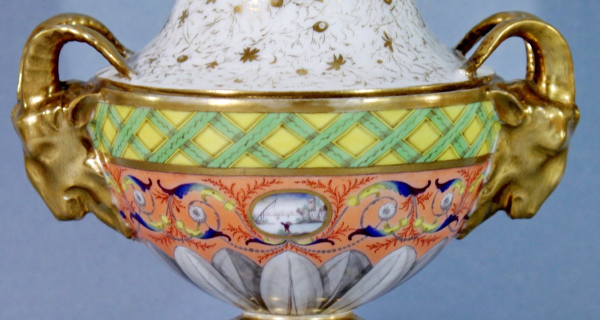 Pair Of Vases - France - Manufacture Indéterminée - Attributed To Paris - 18th C.-photo-6