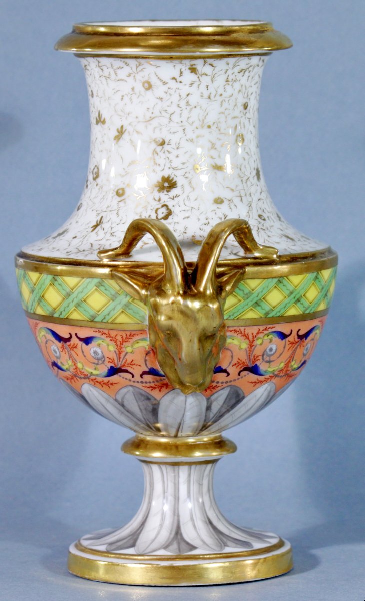 Pair Of Vases - France - Manufacture Indéterminée - Attributed To Paris - 18th C.-photo-7