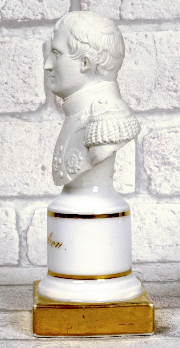 Bust Of Napoleon I In Biscuit Porcelain  - Early 19th Century-photo-4