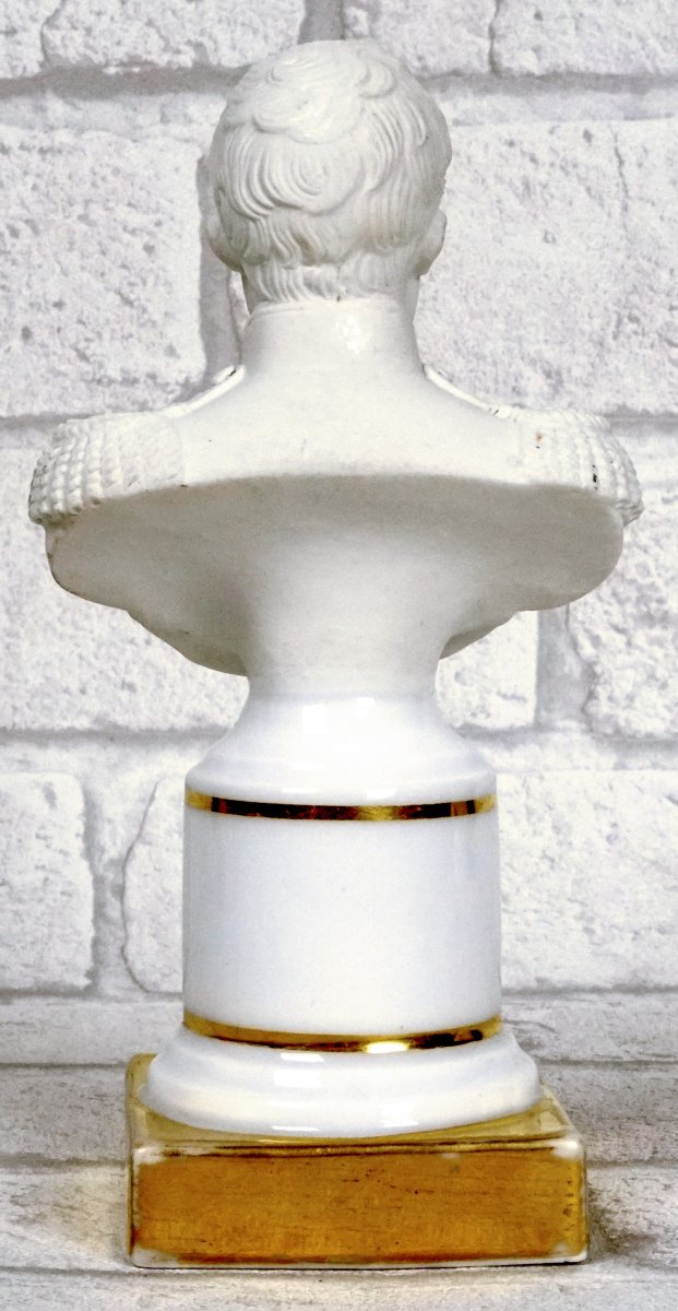 Bust Of Napoleon I In Biscuit Porcelain  - Early 19th Century-photo-1