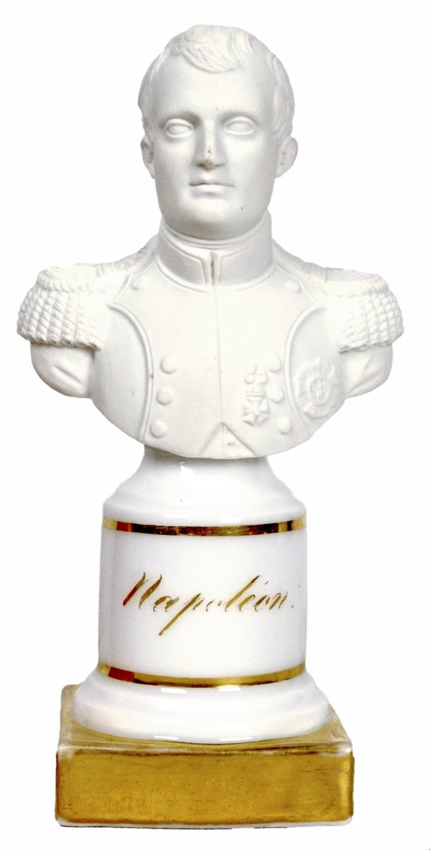 Bust Of Napoleon I In Biscuit Porcelain  - Early 19th Century