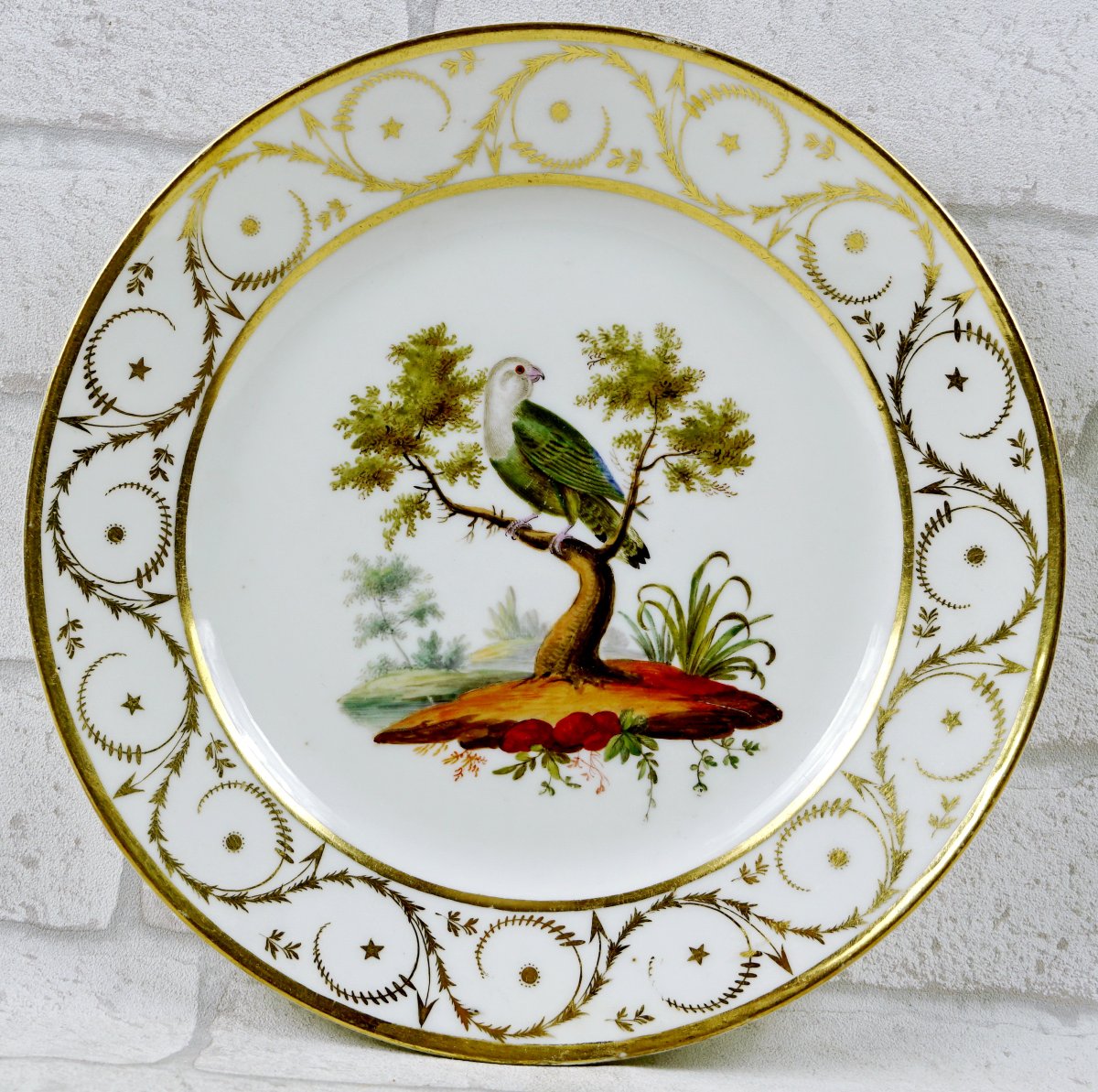 Paris Porcelain Plate - Halley Workshop - Circa 1800-photo-3