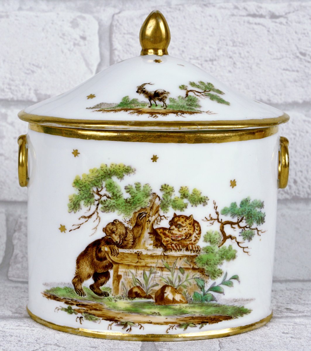 Sugar Bowl And Lid - Paris - Nast Manufactory - 18th Century-photo-3