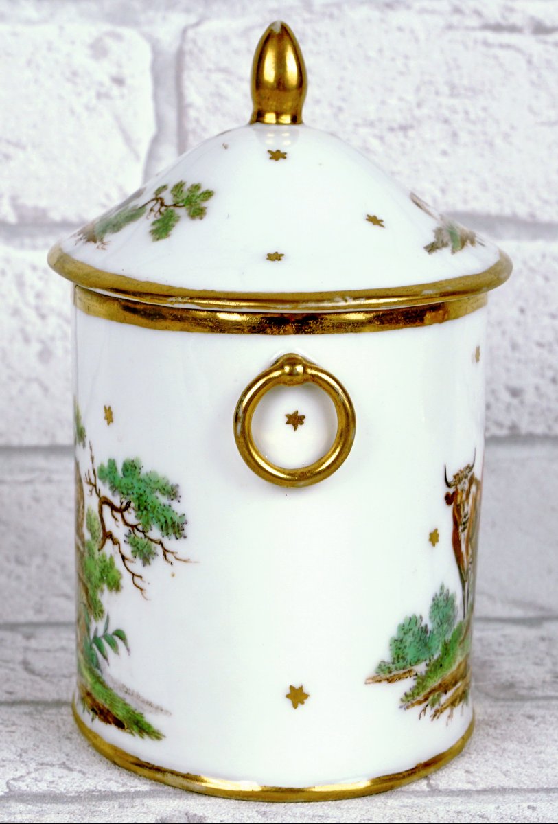 Sugar Bowl And Lid - Paris - Nast Manufactory - 18th Century-photo-4