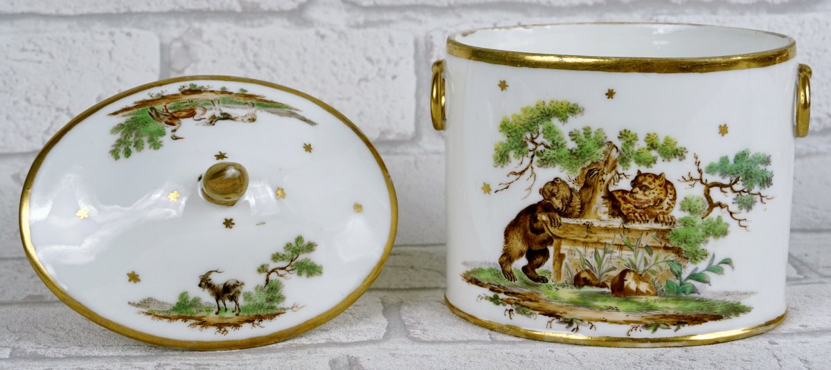 Sugar Bowl And Lid - Paris - Nast Manufactory - 18th Century-photo-1