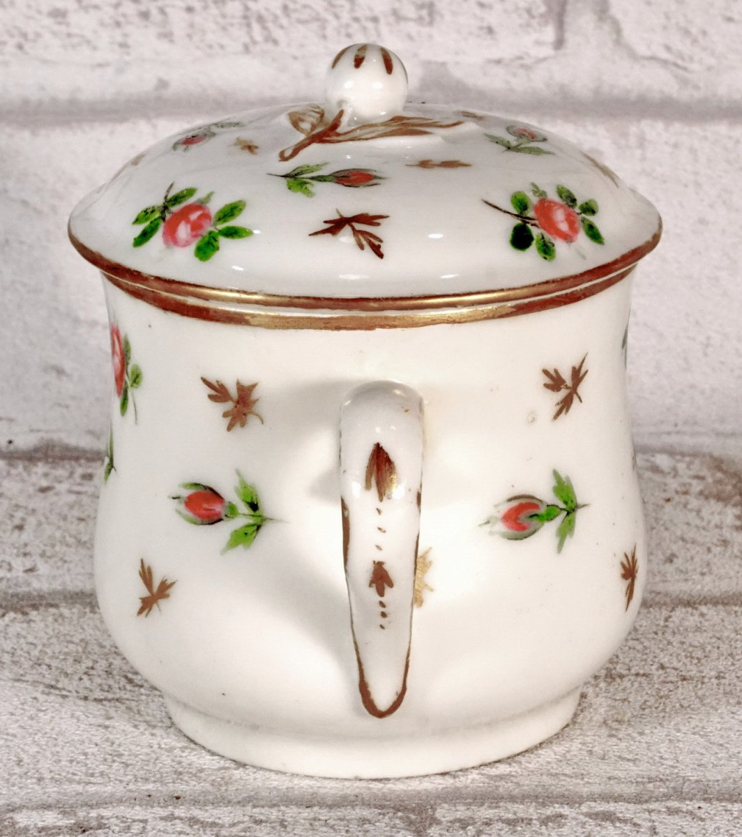 Paris Porcelain Cream / Creamer Jar - Manufacture De Locre - Ep. XVIIIth - Louis XVI-photo-2