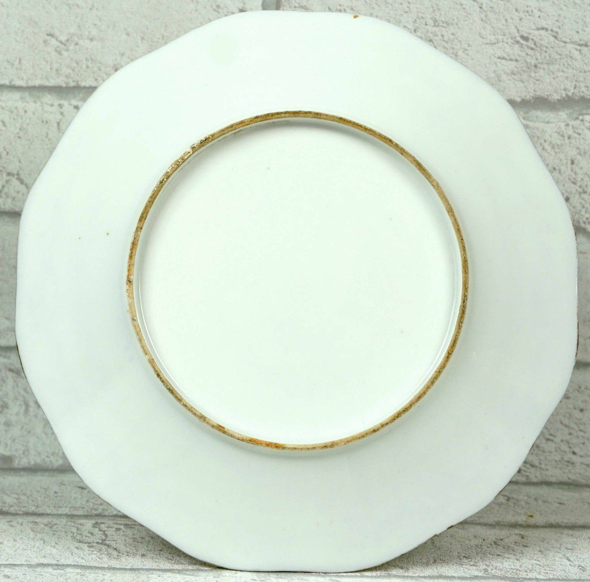 Small Paris Porcelain Dessert Plate - Ep. 18th Century - Louis XVI-photo-2