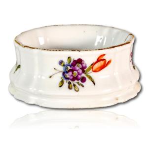 Saleron-saltcellar In Boissettes Porcelain - Ep. 18th Century