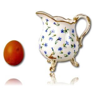 Tripod Milk Pot In Sevres Soft Porcelain - Ep. 18th Century