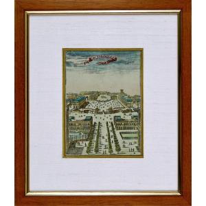 Gavrue VERSAILLES - VUE DU CHÂTEAU DE VERSAILLES – Ep. 2e MOITIE XVIIe (1672)