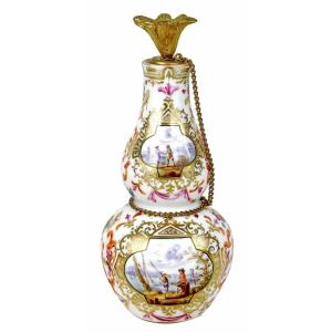 FLACON à PARFUM en porcelaine de MEISSEN - Ep. DEBUT XIXe