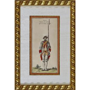 Portez Vos Armes, Après Le 1er Temps - Engraving - 18th Century