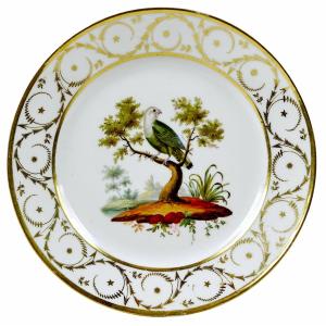 Paris Porcelain Plate - Halley Workshop - Circa 1800