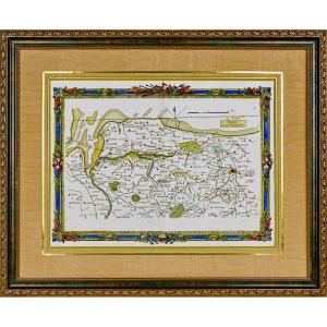 CARTE MARINE - "PARTIE DE LA NORMANDIE - Du PASSAGE DU VEY à PORT EN BESSIN - Ep. XVIIIe