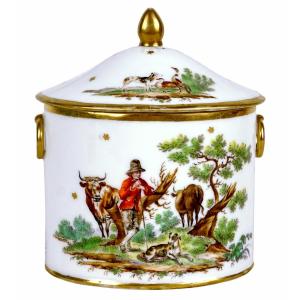Sugar Bowl And Lid - Paris - Nast Manufactory - 18th Century