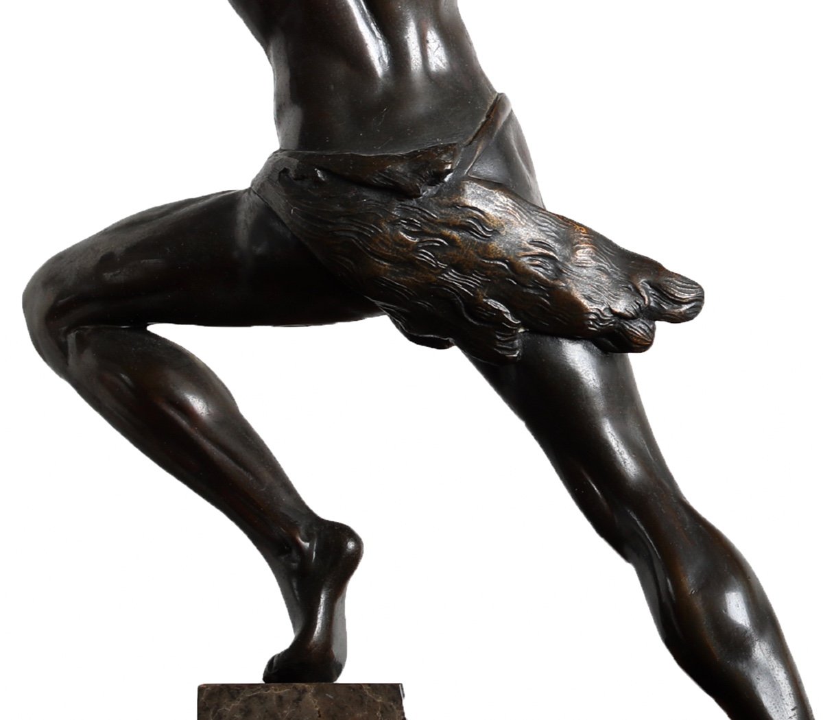 Sculpture "chasseur A l'Aigle"  Par J. De Roncourt, Le Verrier Fayral Bouraine - Art Deco 1930 -photo-4