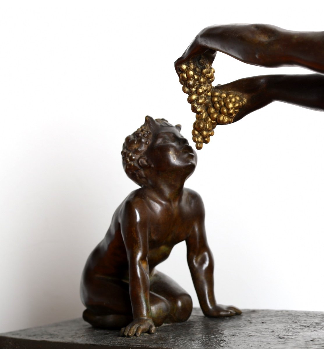 Importante Sculpture En Bronze Art Deco "Nature Et Faune" Par Lucien  Alliot Era Bouraine, Gory-photo-7