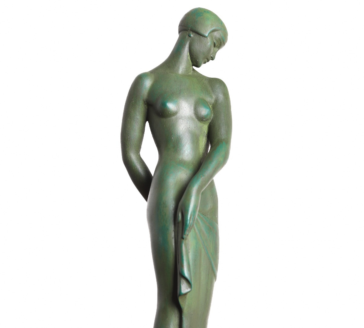 Sculpture "danseuse Ondine" Par Fayral, Pierre Le Faguays, éditeur Le Verrier Art Deco 1930-photo-4