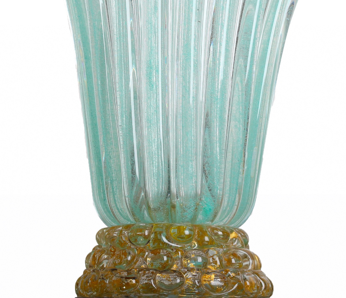 Modernist “lenti & Corolle" Vase By Ercole Barovier (1889-1974) For Barovier & Toso - 1940-photo-1