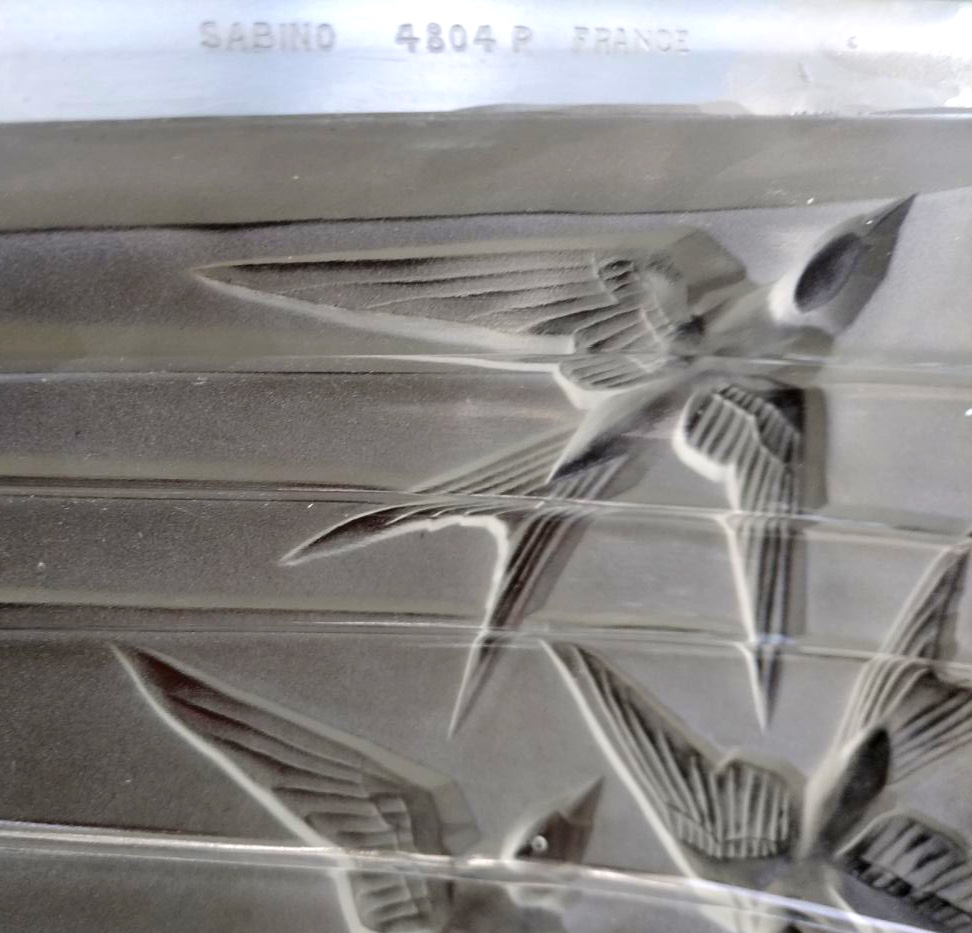 Lampe  Aux Oiseaux Par Sabino Paris 1878-1961 Art Deco 1930 Era Daum, Lalique, d'Avesn, Muller-photo-4