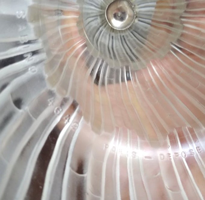 Marius Sabino Cascade Lamp Paris 1878-1961 - Art Deco 1930 Era Daum, Lalique, Delatte, Muller -photo-1