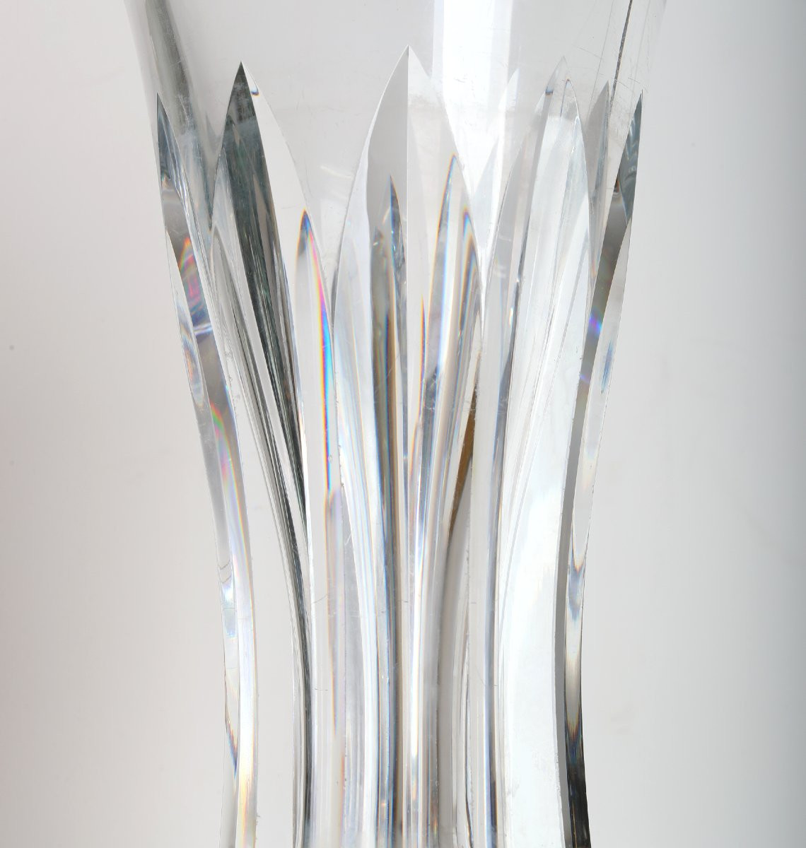 Vase Pauline En Cristal taillé Par Baccarat Era St Louis, l'Escalier de Cristal - 1950-1960-photo-2