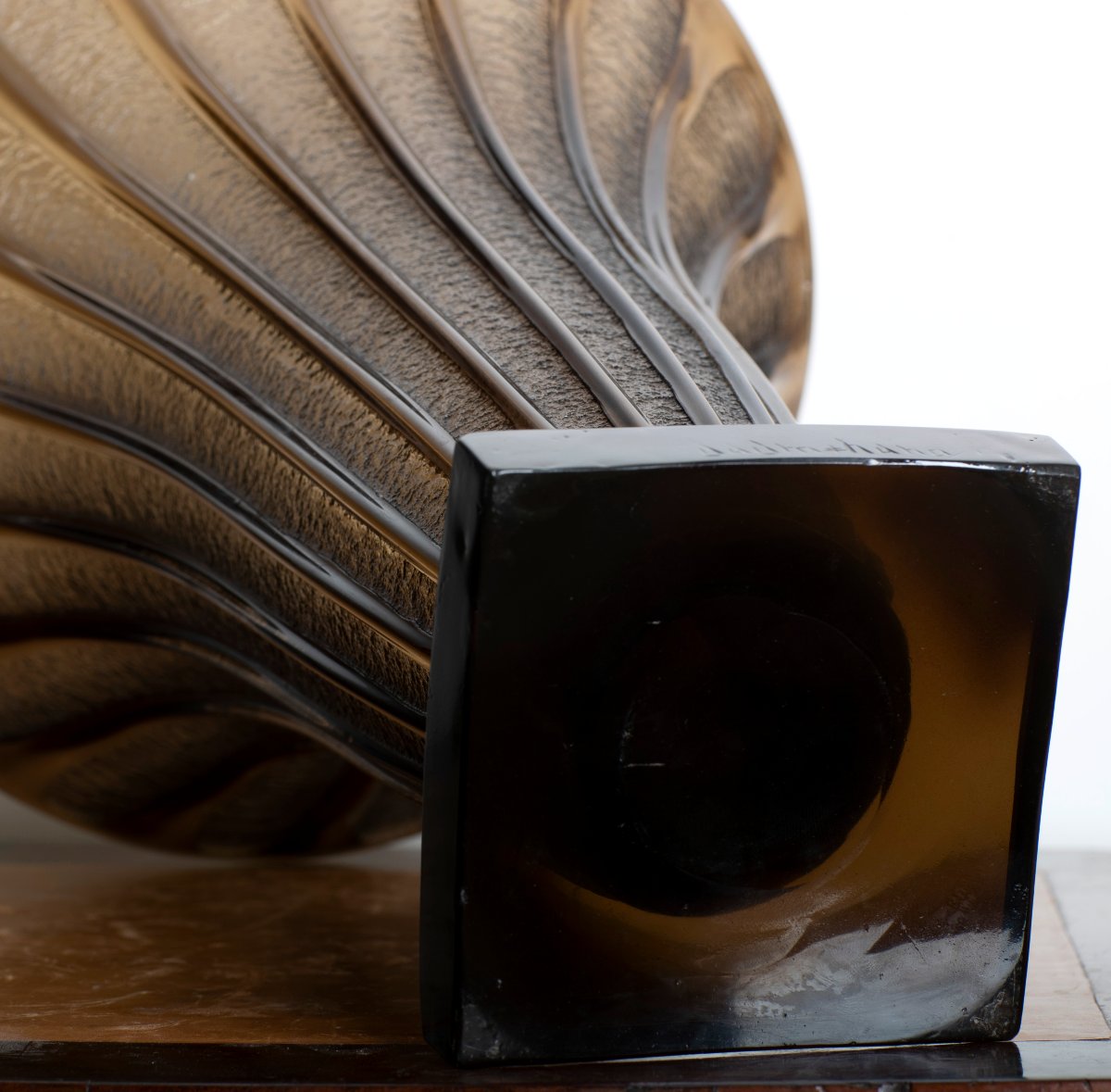 Important Vase floral moderniste stylisé Daum Nancy Era Gallé, Schneider, Muller  Art Deco 1930-photo-6