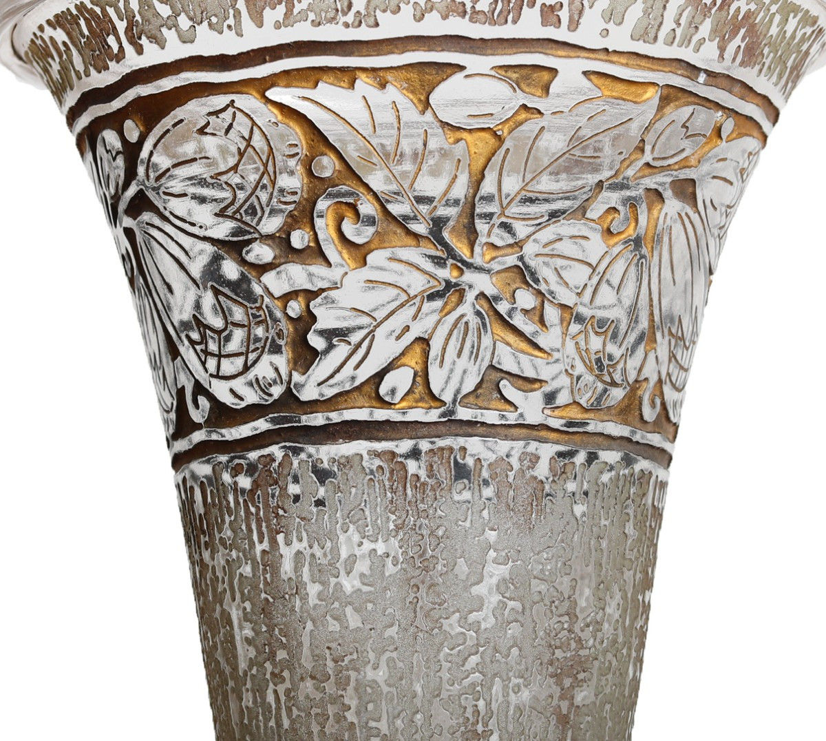 Rare Daum Nancy Vase Engraved By Gallé, Schneider, Muller, Lalique, Art Deco 1923-1925-photo-2