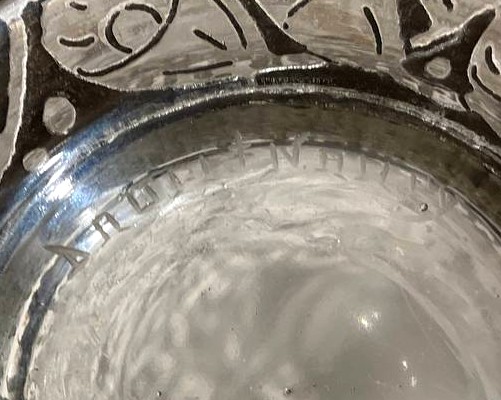 Rare Daum Nancy Vase Engraved By Gallé, Schneider, Muller, Lalique, Art Deco 1923-1925-photo-4