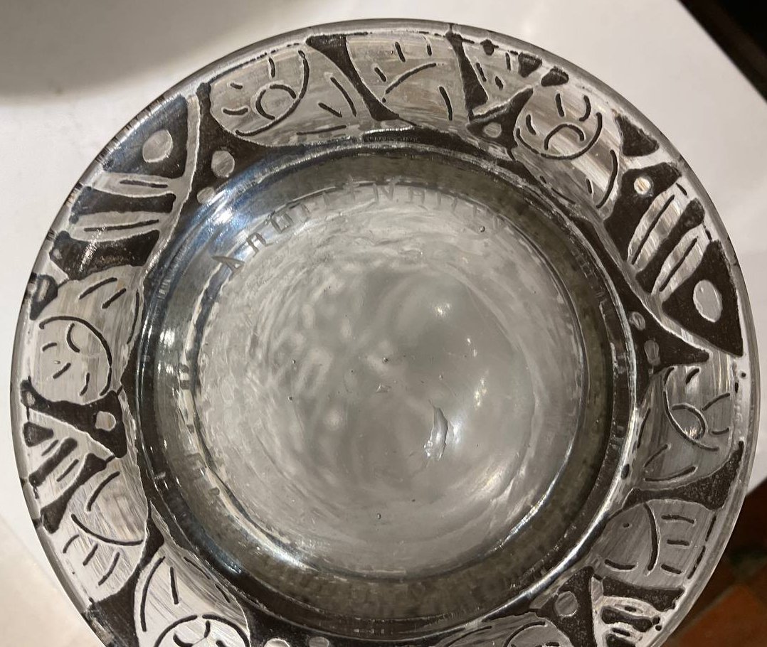 Rare Daum Nancy Vase Engraved By Gallé, Schneider, Muller, Lalique, Art Deco 1923-1925-photo-8