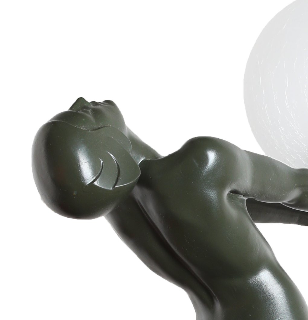 Lampe sculpture éclairante "Clarté Lumina" 65 cm Par Le Verrier - 1930 Art Deco-photo-2