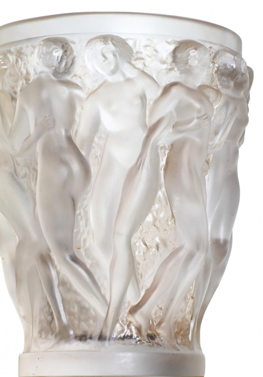 Vase "Bacchantes" De René Lalique Art Deco-photo-3
