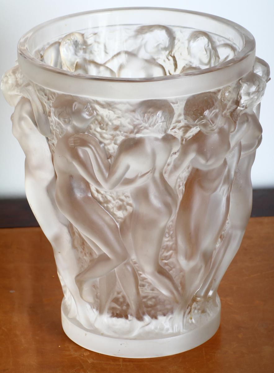 Vase "Bacchantes" De René Lalique Art Deco-photo-4