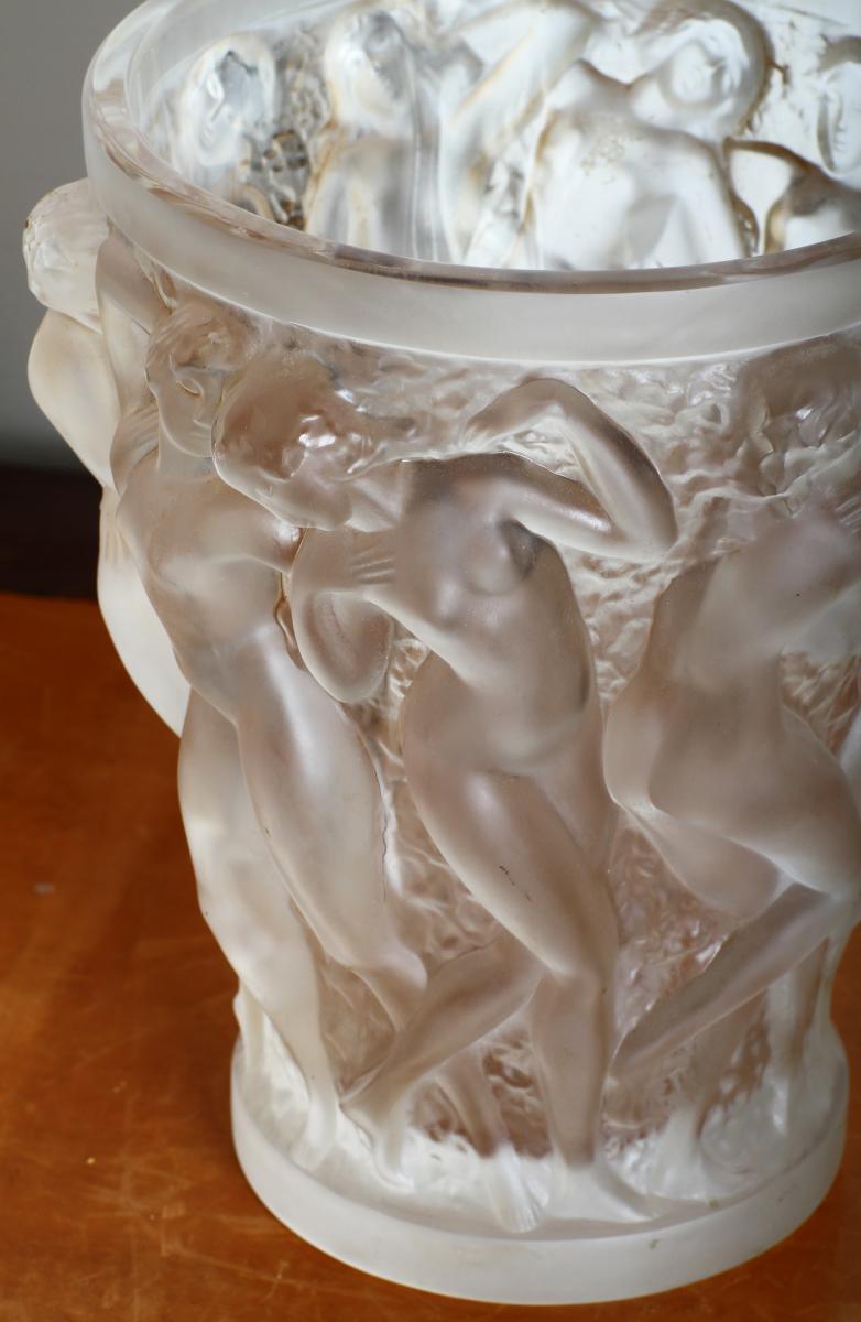 Vase "Bacchantes" De René Lalique Art Deco-photo-2