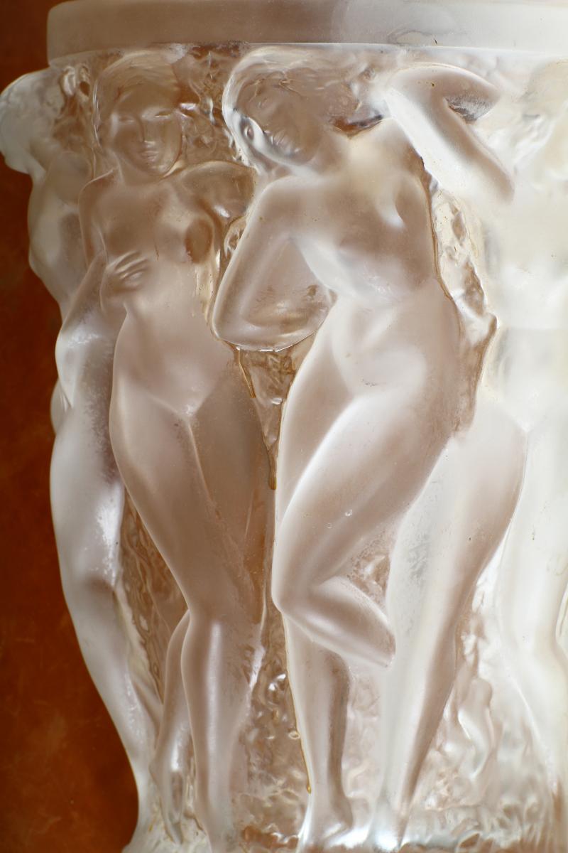 Vase "Bacchantes" De René Lalique Art Deco-photo-3