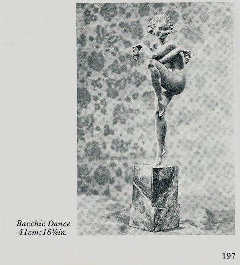 Large Sculpture Bronze Bacchic Dance By Pierre Le Faguays 1924 Art Deco-photo-6