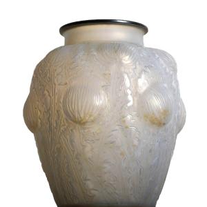 Thistle Vase Domremy By Master Glassmaker René Lalique Circa 1926 Art Deco