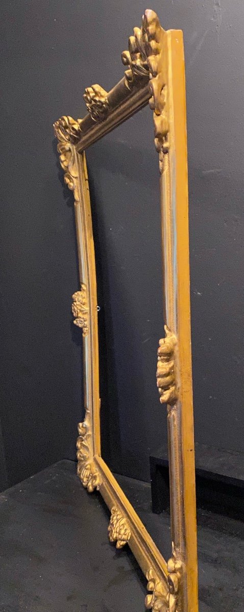 Pair Of Frame In Golden Wood XVIII °-photo-5