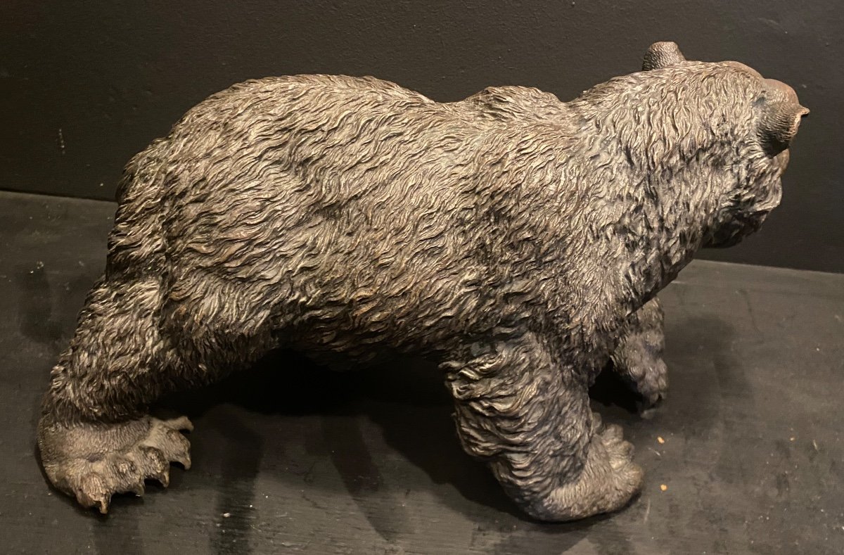 Ours, Grizzli  En Bronze-photo-1