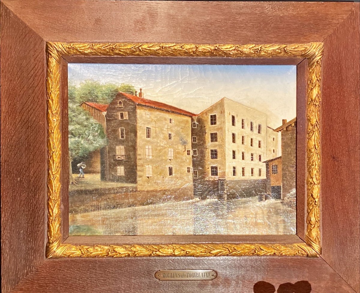 Painting, Painting Of The Mills Of Tomblaine-photo-3