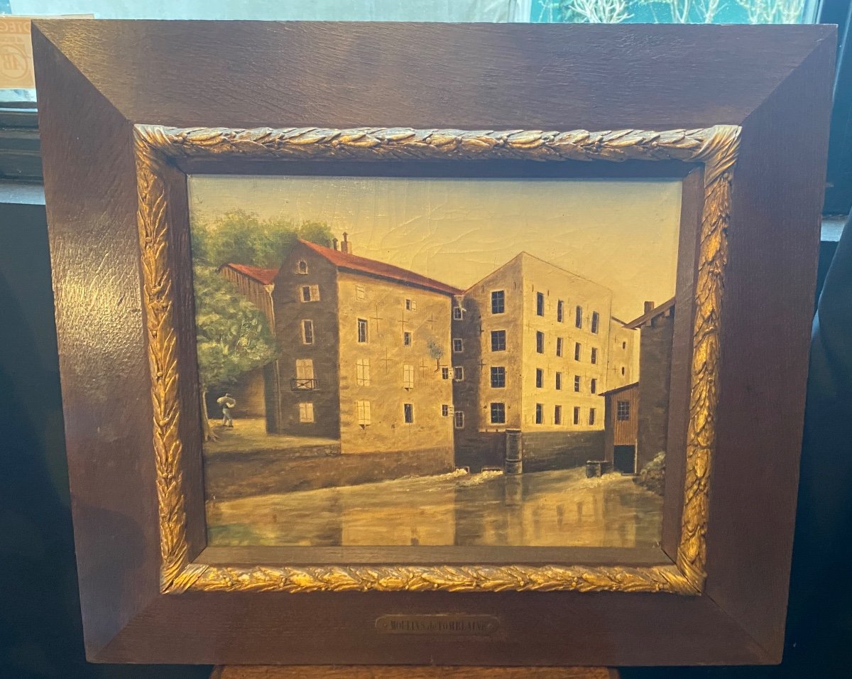 Painting, Painting Of The Mills Of Tomblaine-photo-4