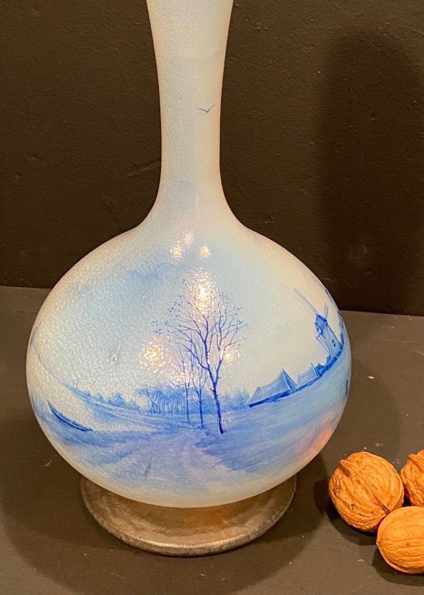 Large Vase Signed Daum-photo-3